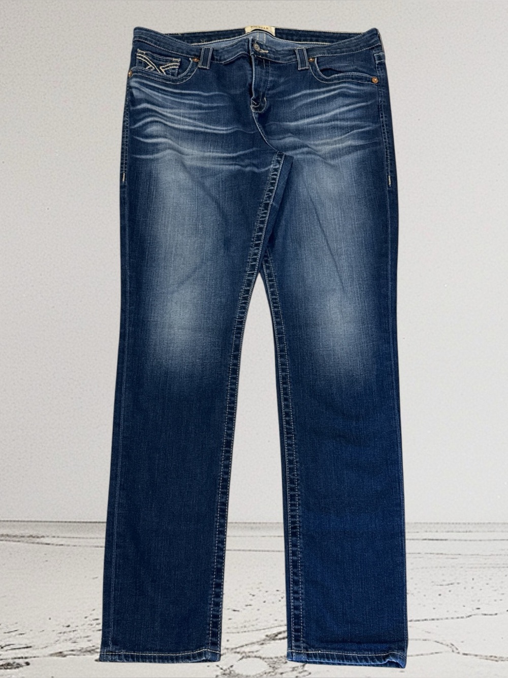 Big Star Maddie Skinny Women's Blue Denim Jeans Size 34R